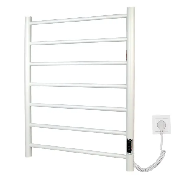 Полотенцесушитель электрический E2.L.50x80.L7.R.Lines (timer) МУАР White